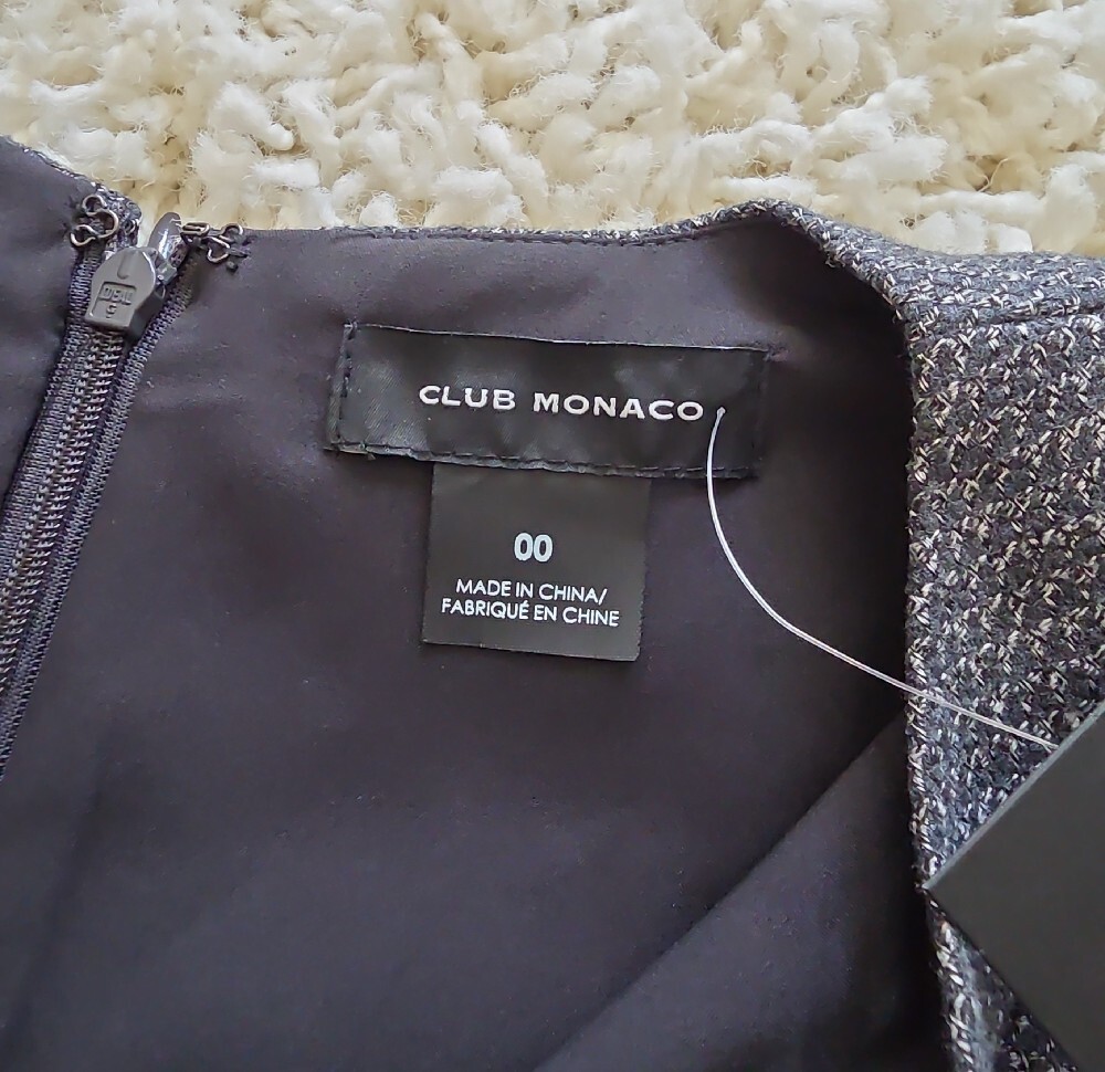 Club Monaco Gray Tailored Short-Sleeve Jumpsuit - Picture 3 of 7
